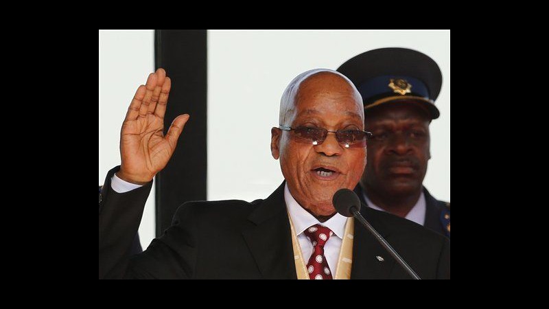 Sudafrica, Zuma giura per 2° mandato presidenza: Punteremo su economia