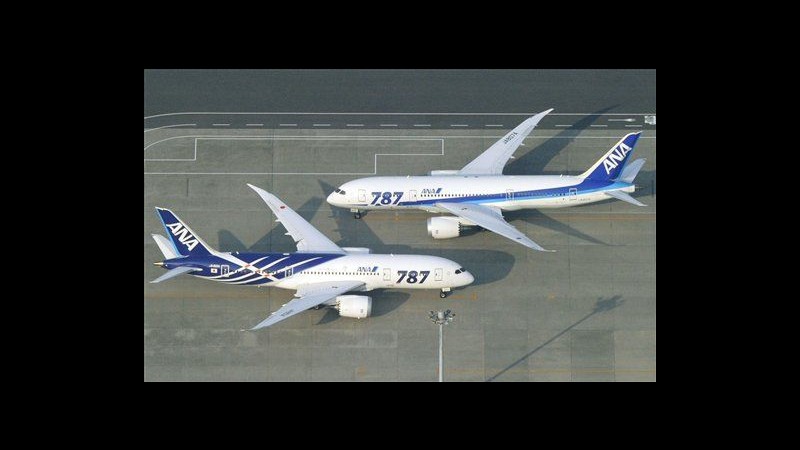 Boeing, anche da governo Giappone via libera a ripresa voli 787
