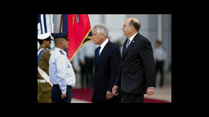 Hagel incontra Yaalon a Tel Aviv: tra temi sicurezza, alture Golan e Siria