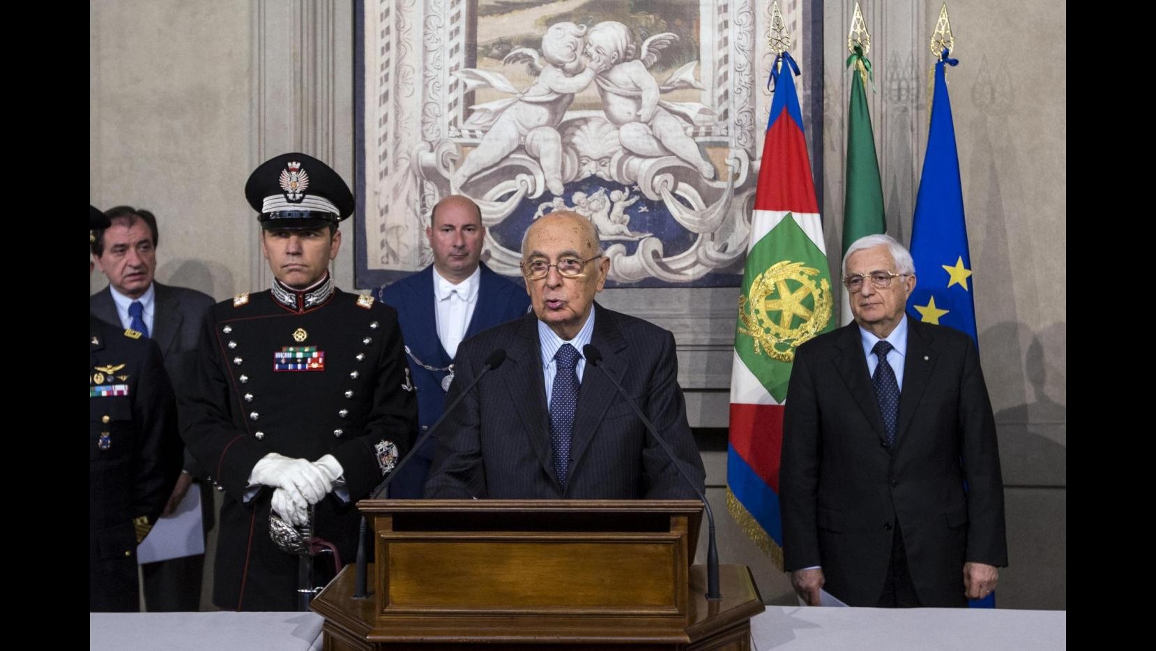 Quirinale, oggi insediamento di Napolitano