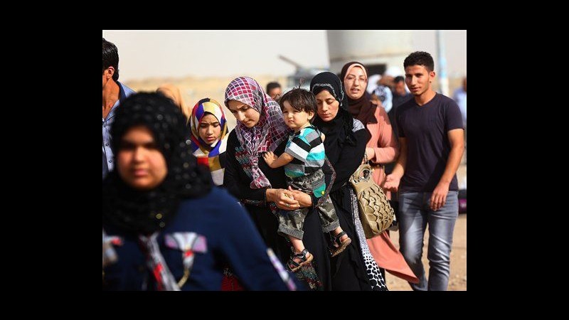 Iraq, Onu: 800mila rifugiati nel 2014, 300mila in ultima settimana