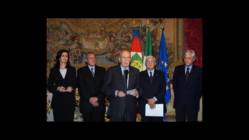 Quirinale, Napolitano è rieletto presidente