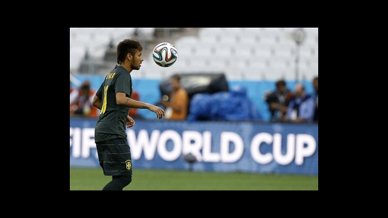 Mondiali 2014, Neymar carica Brasile: Momento tanto atteso è arrivato