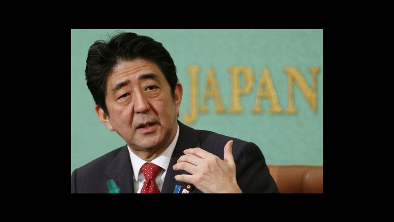 Giappone, Abe: Risveglieremo potenzialità addormentate per crescita