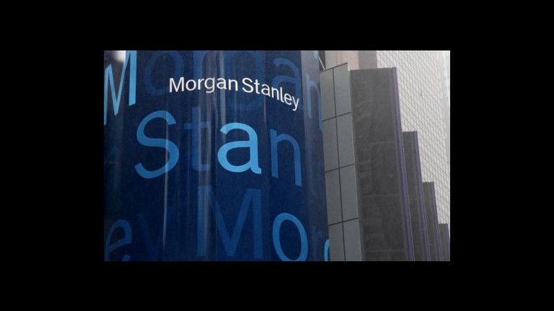 Morgan Stanley, utile I trimestre cala a 1,2 mld dollari (-12%)