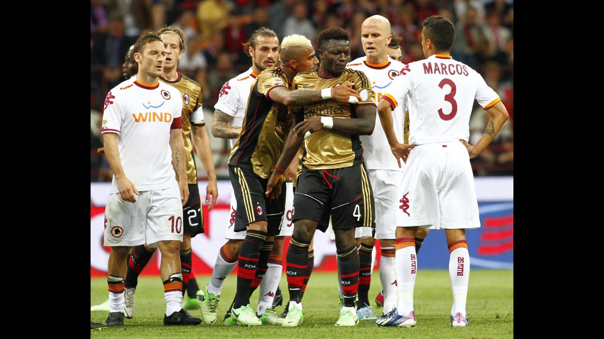 Milan frena con Roma: 0-0, rossoneri non chiudono discorso Champions