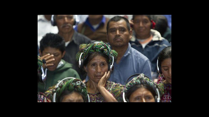 Guatemala, condannato per genocidio Rios Montt