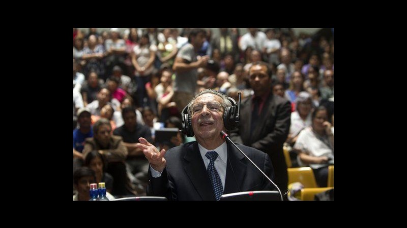 Guatemala, processo per genocidio a Rios Montt: chiesti 75 anni carcere