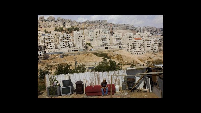 Israele annuncia 1.500 nuove case per coloni in territori occupati
