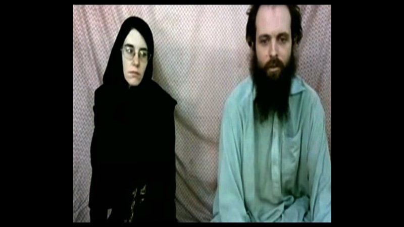 Afghanistan, diffusi video donna statunitense e marito canadese rapiti