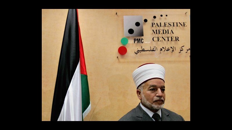 Gerusalemme, rilasciato il Gran mufti Mohammed Hussein