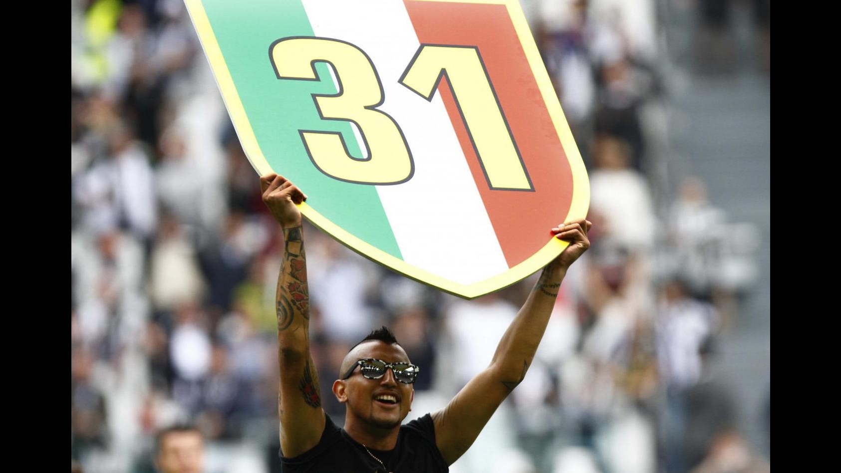 Vidal firma la vittoria scudetto, Juventus è campione d’Italia