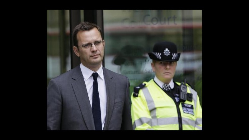Condannato l’ex direttore di News of the World Andy Coulson