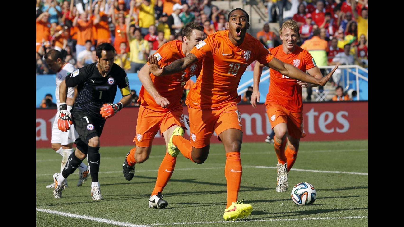 Mondiali 2014, Olanda supera anche Cile e chiude in testa il girone B