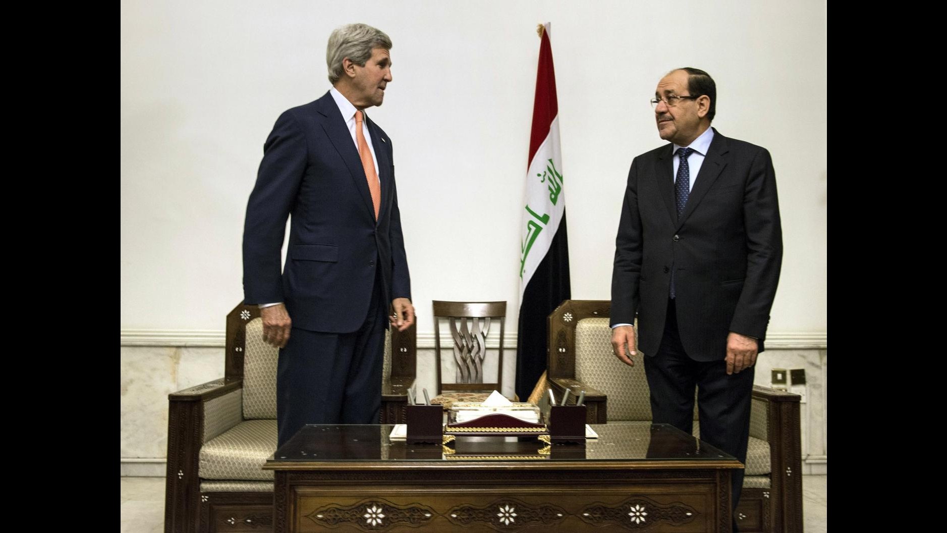 Iraq, Kerry incontra al-Maliki, presidente Parlamento e vicepremier