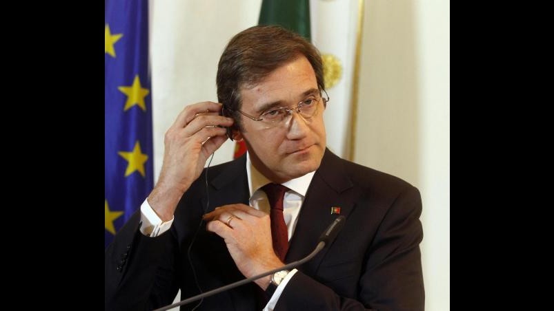 Portogallo, premier annuncia misure austerità da 4,8 mld euro