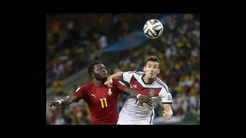 Mondiali 2014, partita Germania-Ghana vista da 6 milioni spettatori