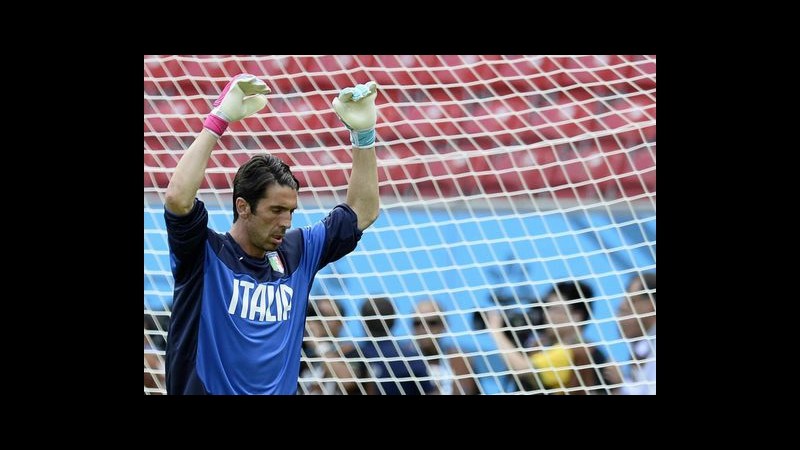 Mondiali 2014, Buffon: Contro l’Uruguay cuore caldo e testa fredda