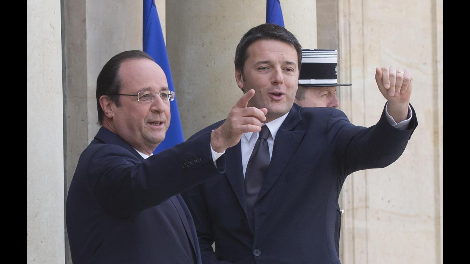 Ue, Hollande vede Renzi: Accelerare su investimenti. Condivisione obiettivi