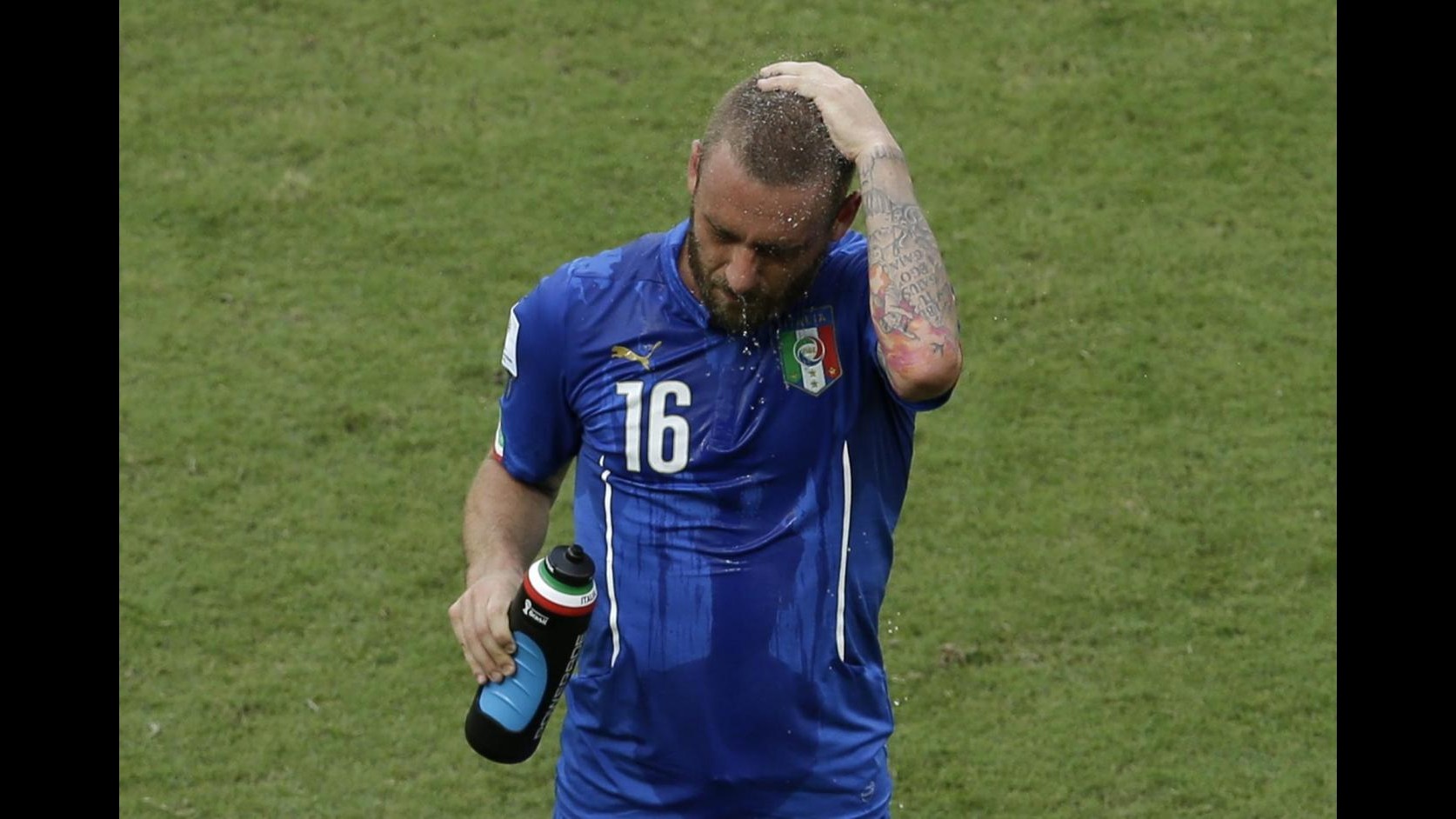 Mondiali 2014, De Rossi problema a polpaccio: in dubbio per Uruguay