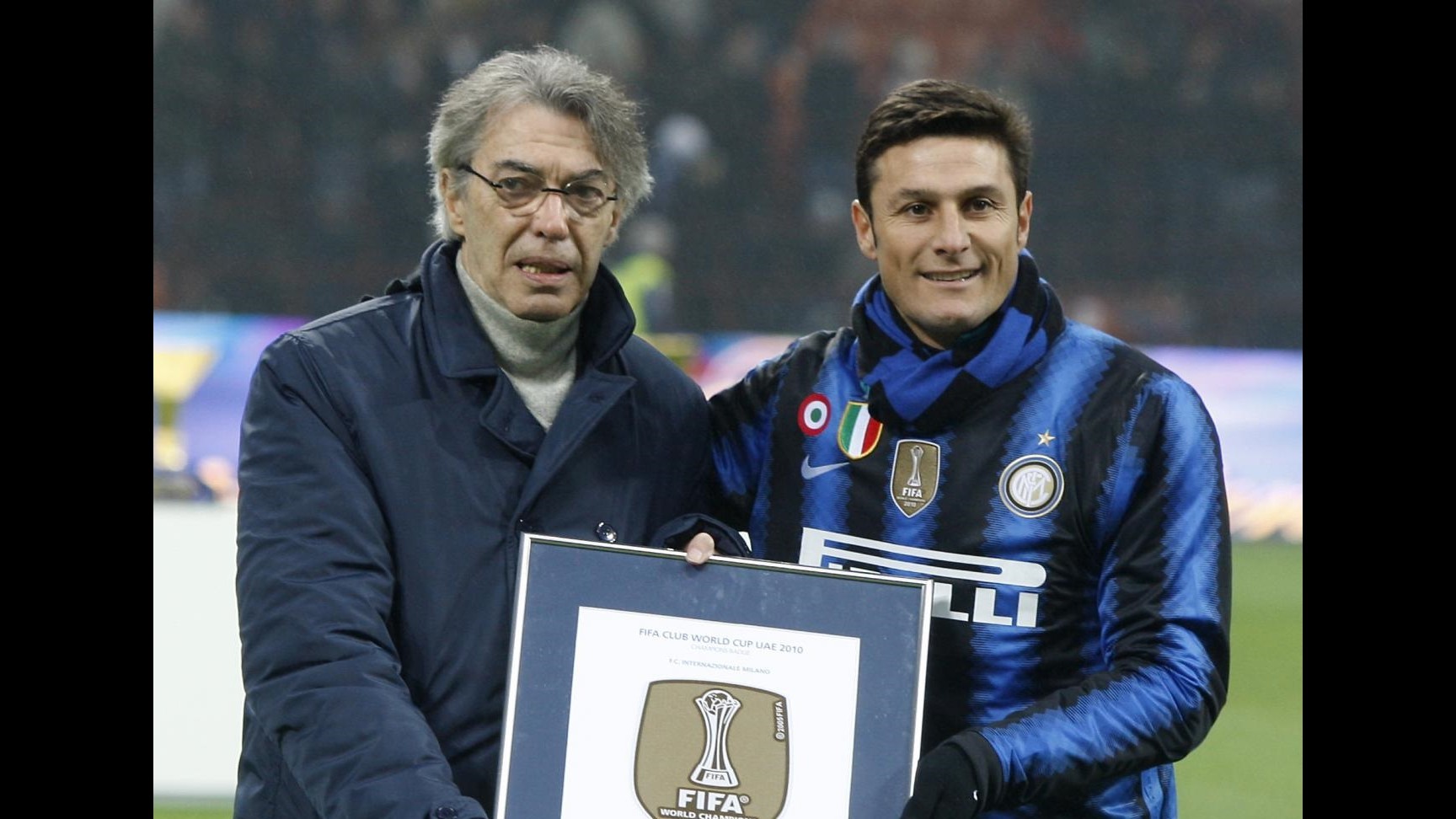 Zanetti, intervento riuscito. Moratti: Sono certo, tornerà