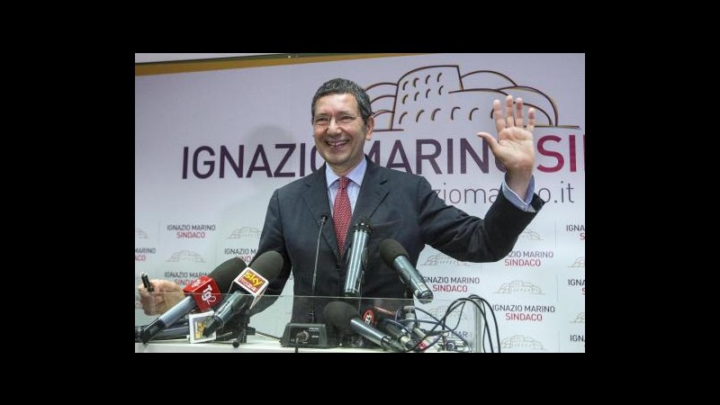 Comunali Roma, dato definitivo: Marino 42,60%, Alemanno 30,27%