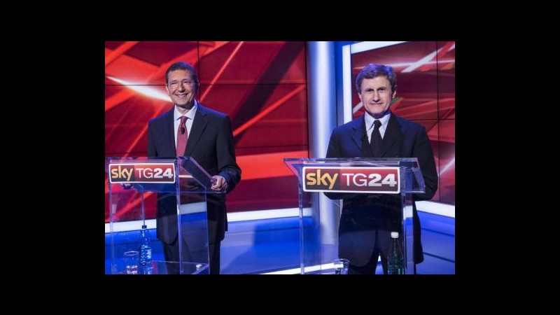 Comunali Roma, proiez. Rai (cop. 23,1%): Marino 40,8%, Alemanno 31,2%