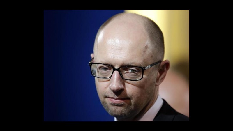 Ucraina, Yatsenyuk:Affidabili in forniture gas,Russia vuol screditarci
