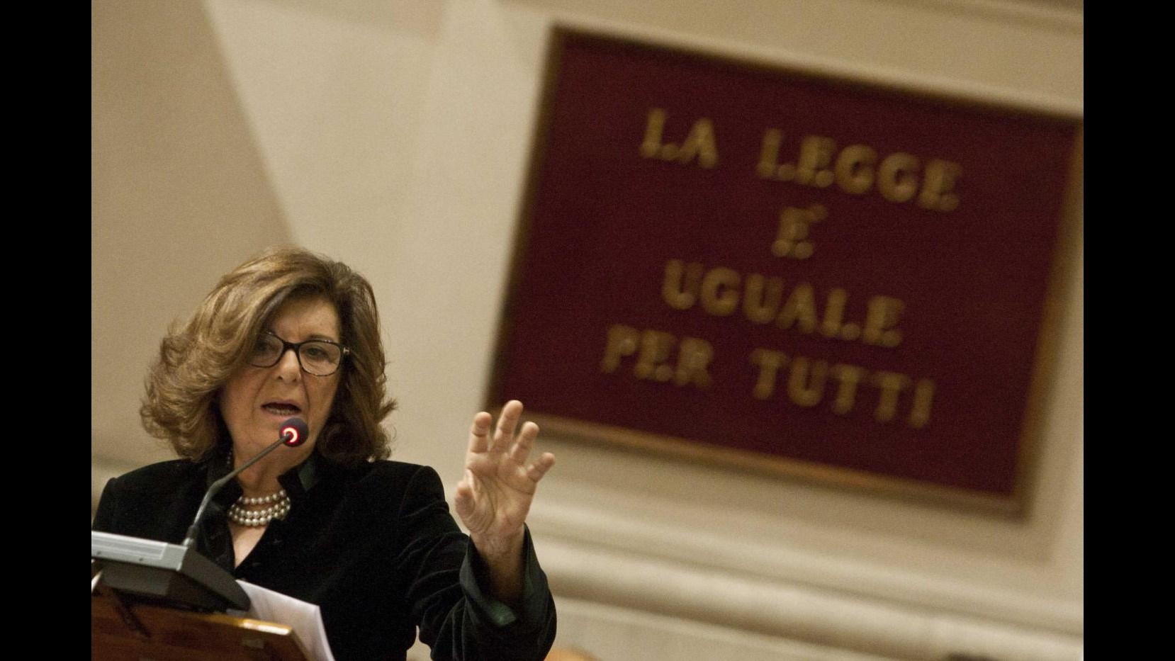 Severino: Riforma giustizia pronta ma da politica preoccupanti segnali