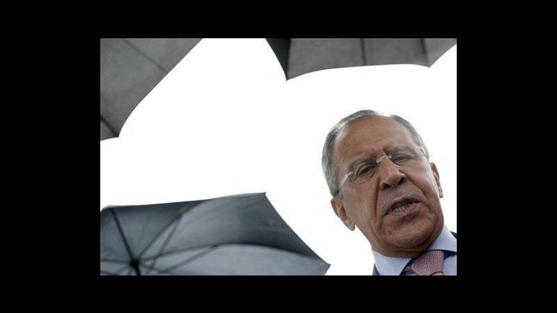 Gas, Lavrov: Sospensione costruzione di South Stream solo temporanea