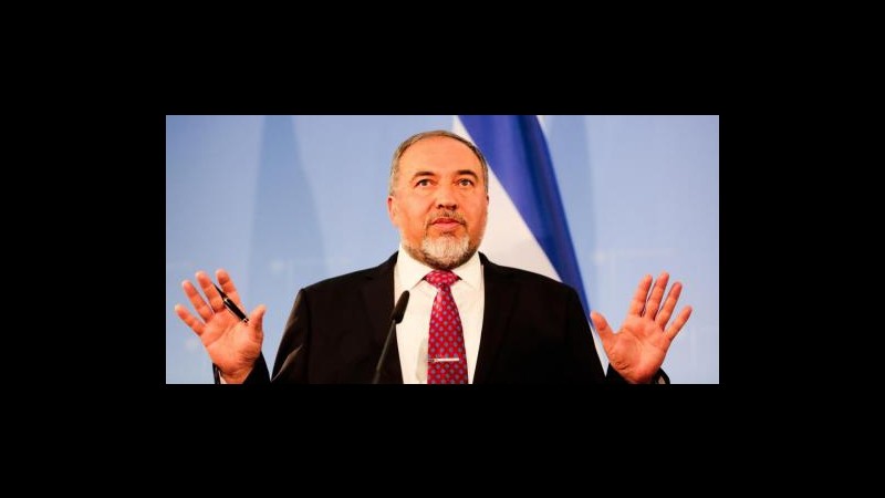 Medioriente, Lieberman: Scioglierò alleanza con Likud