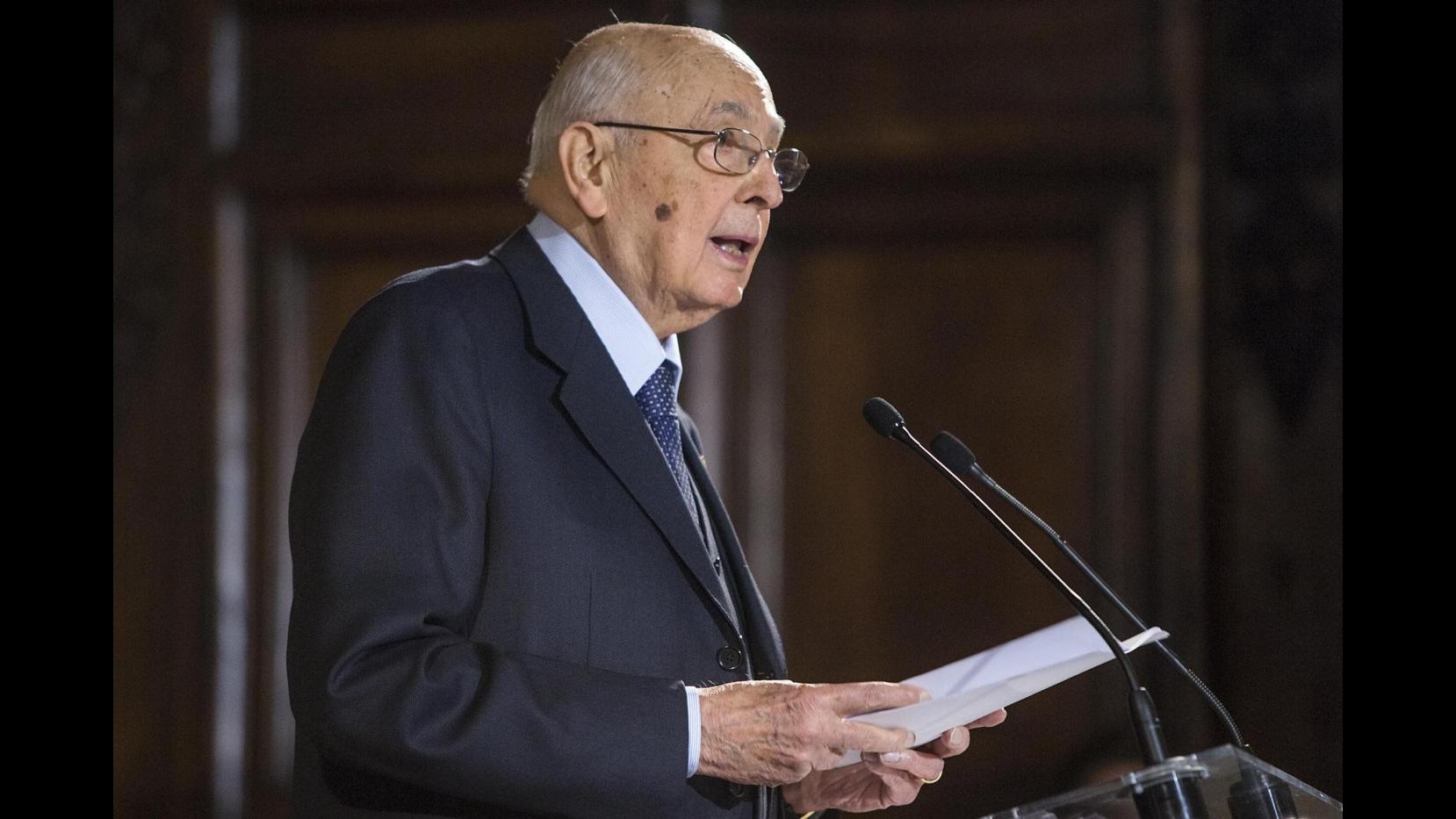 Napolitano a Nuova Gorica: Qui per impegno pace, siamo in famiglia europea