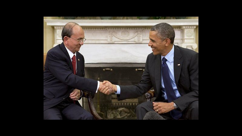 Obama incontra Thein Sein: Birmania su buona strada delle riforme