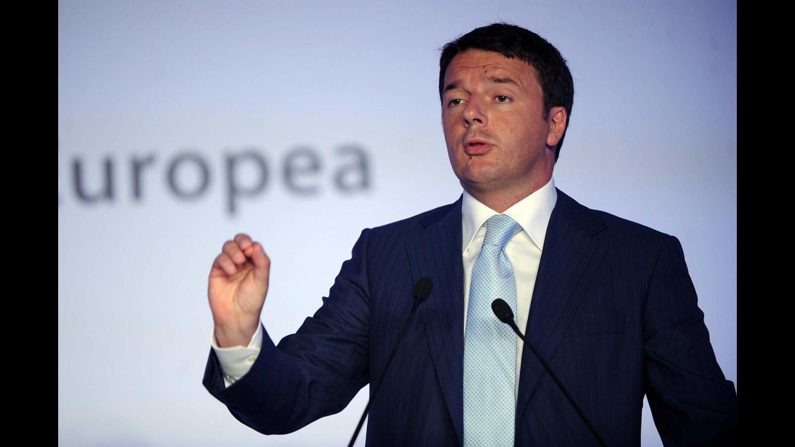 Ue, Renzi: Europa non è patria di burocrazia e banche. Salviamola da tecnocrazia