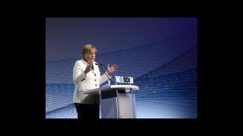 Merkel: Regolamentazione mercati è nostro problema centrale