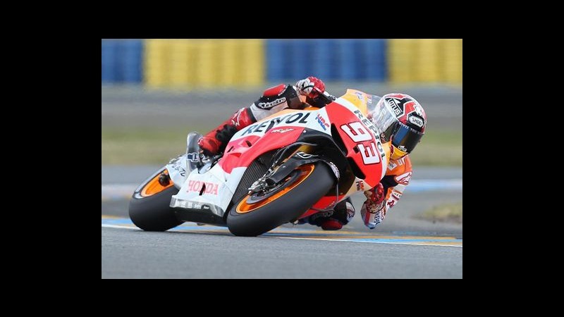 MotoGp, Francia: Marquez in pole davanti a Lorenzo, Rossi 8°