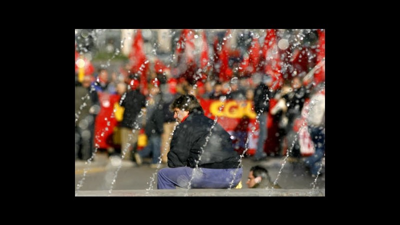 Lavoro, manifestazione Fiom a Roma: migliaia in piazza