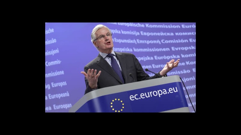 Ue, Barnier: Per Eurobond tempi non ancora maturi, serve più fiducia