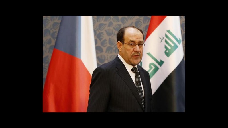 Iraq, al-Maliki: Amnistia a sunniti se ritirano appoggio a Isil