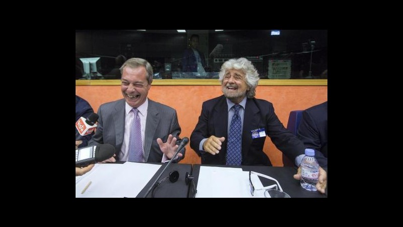 Ue, Grillo: Farage ha fatto bene a voltare spalle, gioia non c’è più