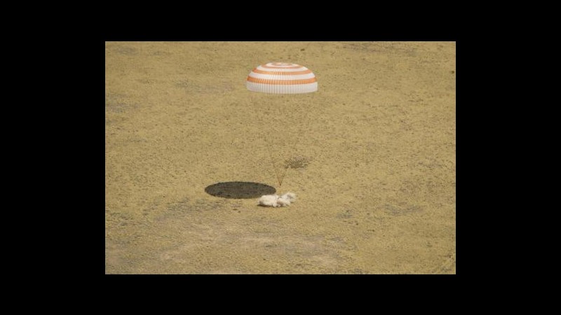 Atterrati in Kazakistan 3 astronauti di ritorno da Stazione spaziale