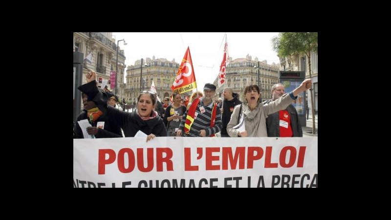 Francia, disoccupazione primo trimestre al 10,4%