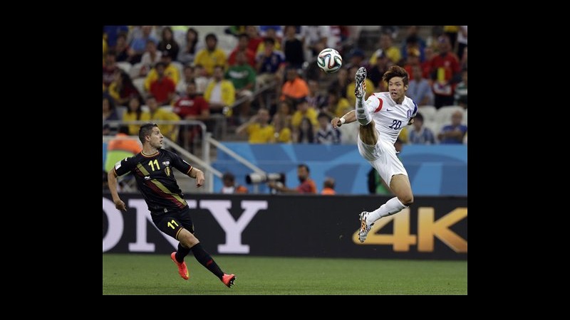 Mondiali 2014, Vertonghen stende Corea del Sud: Belgio agli ottavi da prima del girone