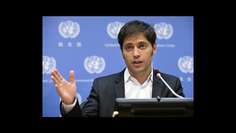 Argentina, Kicillof: Depositati fondi per pagare chi ha accettato swap