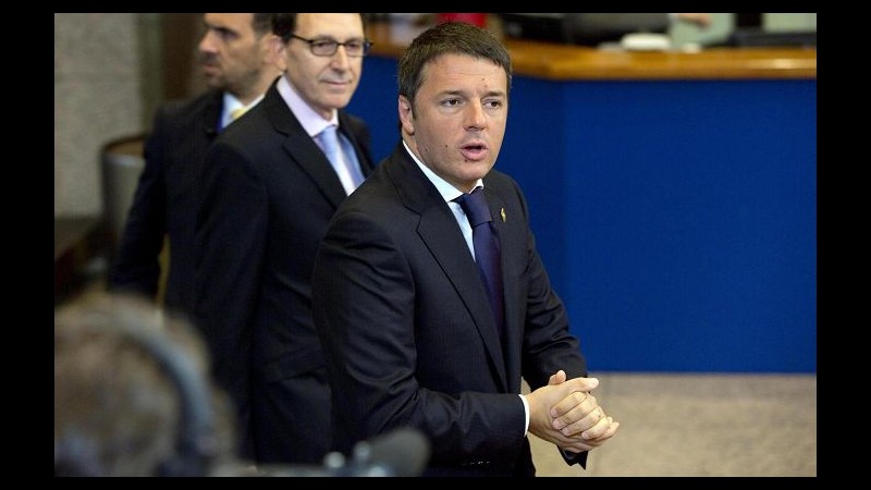 Ue, Renzi: Via libera a Juncker ma solo con programma chiaro