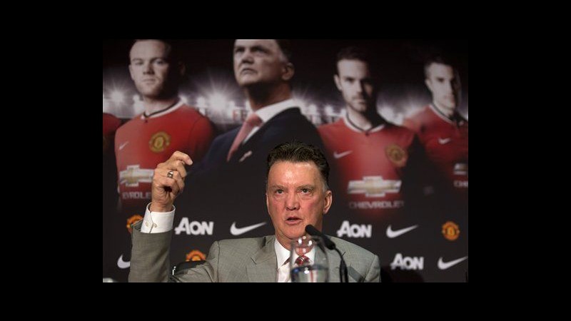 Inghilterra, Van Gaal si presenta: L’obiettivo del Manchester Utd è vincere sempre