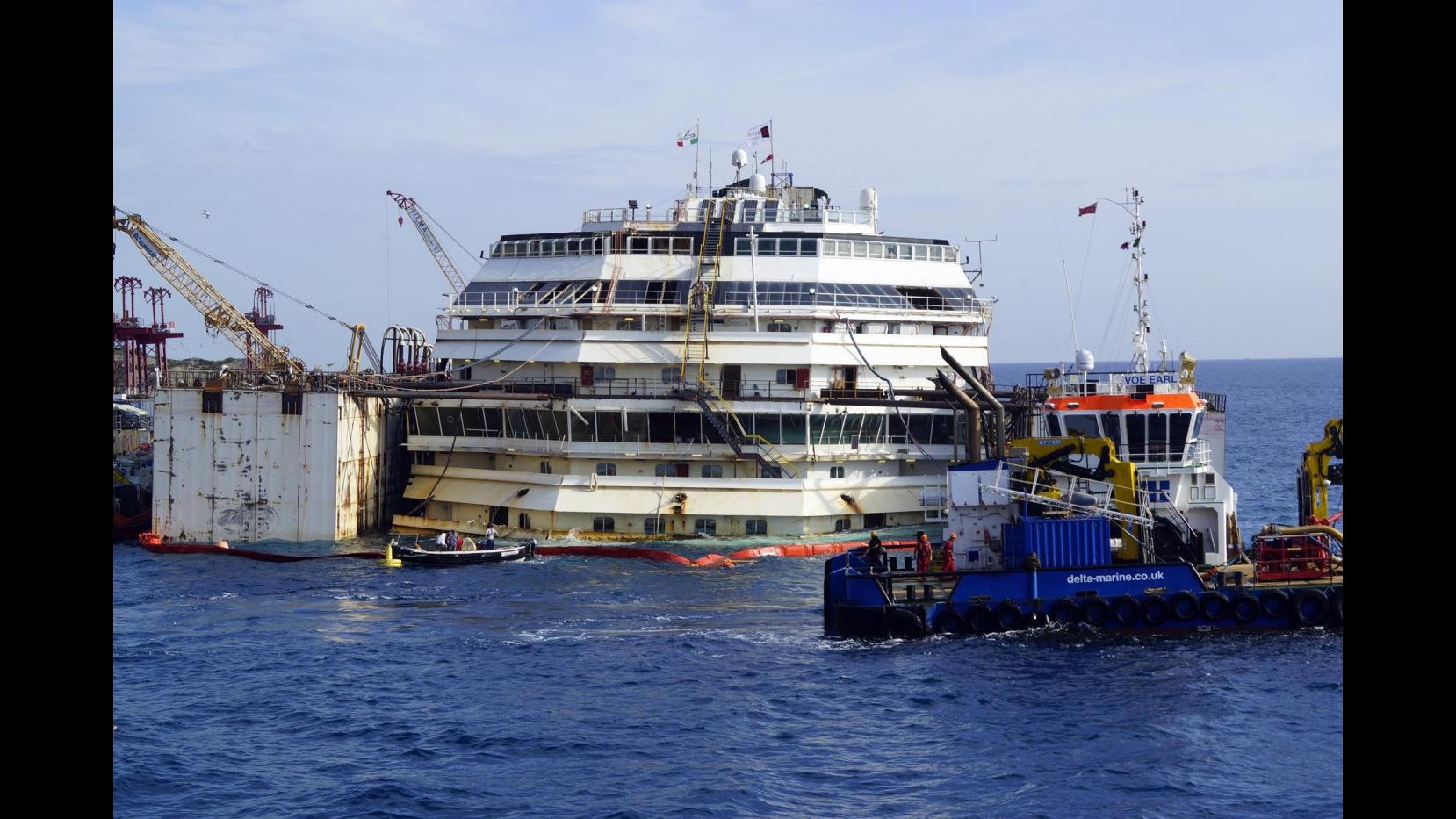 Concordia, Porcellacchia: Emersione media di 3 metri, situazione sotto controllo