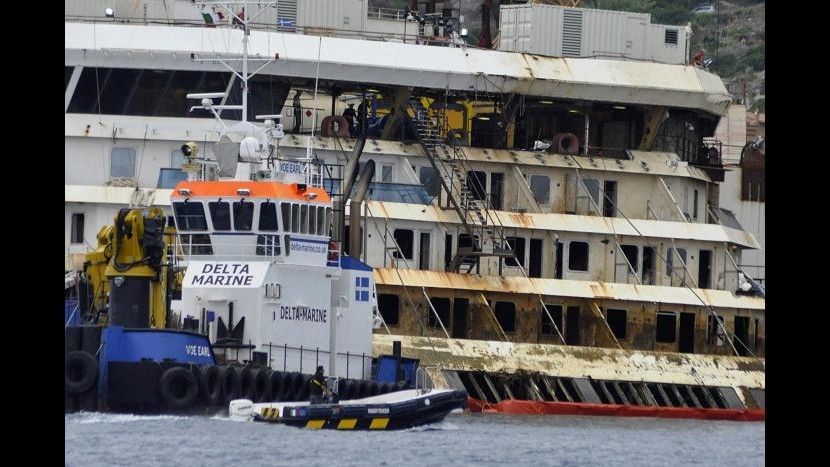 Costa Concordia, sindaco Giglio: Nessuna variazione nelle acque del mare