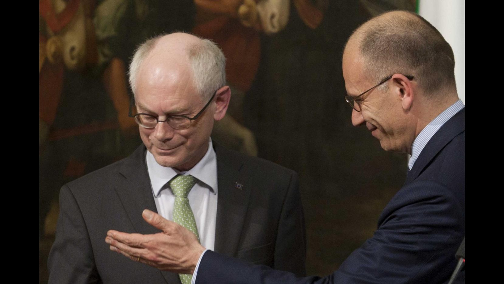 Ue, Letta incontra Van Rompuy: Al centro il lavoro