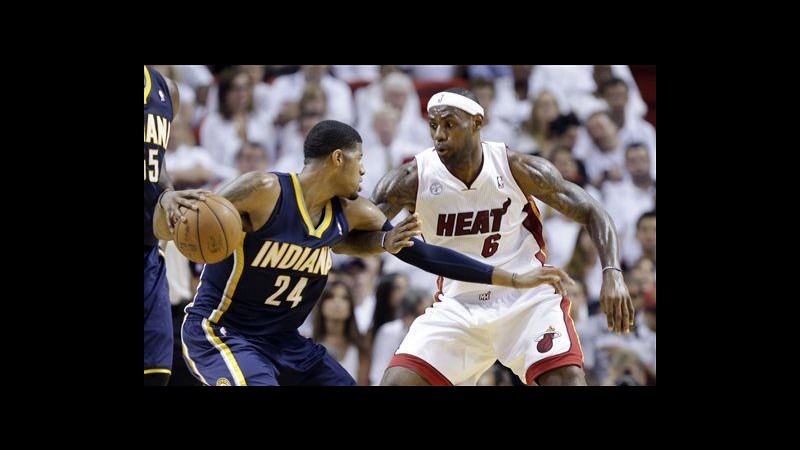 Playoff Nba, LeBron trascina Miami: vittoria e 3-2 su Indiana